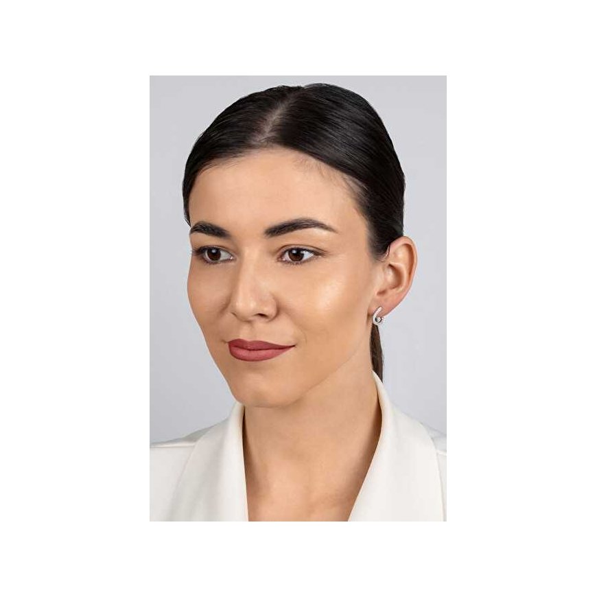 Brilio Silver Elegantsed hõbedased kõrvarõngad tsirkoonidega EA1075W – 4