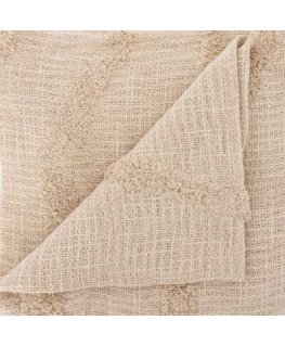 Atmosphera DAISE cotton bedspread, sand color, 240 x 260 cm