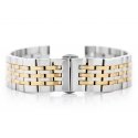 Gold Pacific Model 4 bracelet - silver and gold 22mm Gold Pacific Model 4 bracelet - silver and gold 22mm