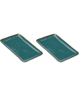 ROSE&TULIPANI КОНЦЕРТ ОТТАНИ 2 набор прямоугольных подносов 27 x 19 см