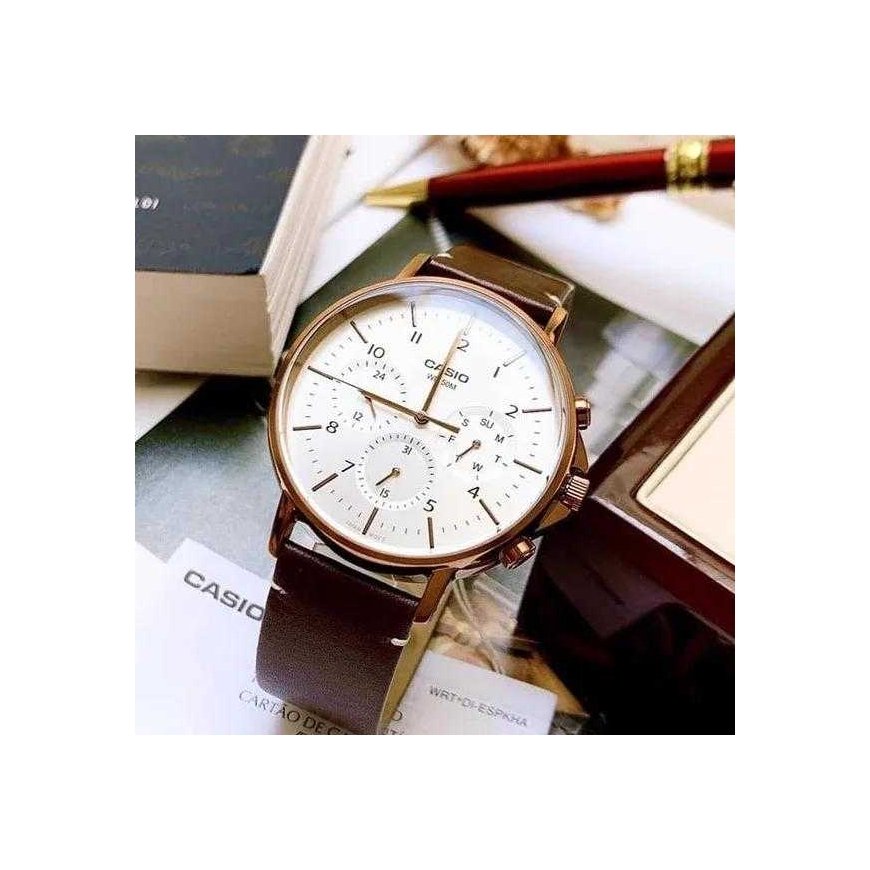 Kello CASIO MTP-E321RL-5A MIESTEN KELLO (zd190b) + LAATIKKO – 4