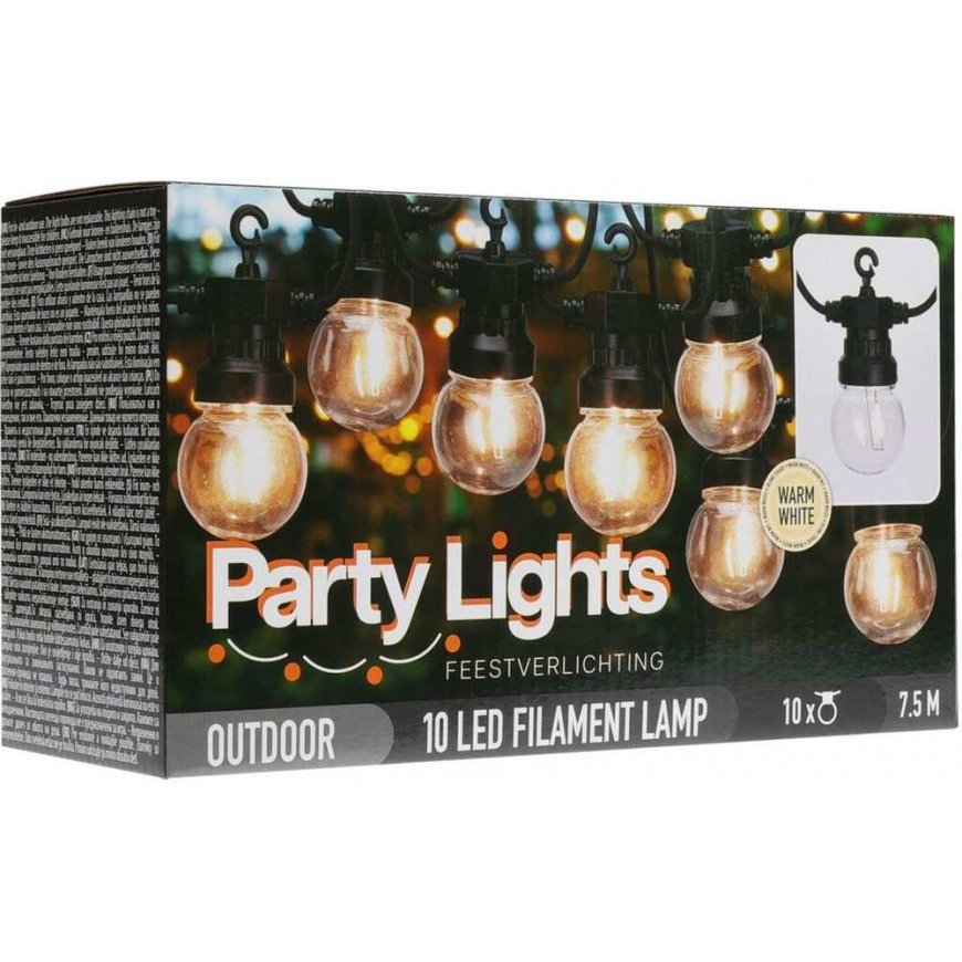 ProGarden Sodo party light 10 LED 7.5 m – 2
