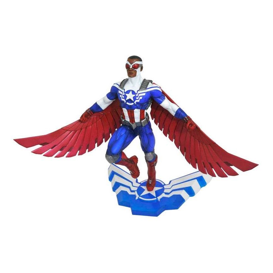 Diamond Select Toys Marvel Gallery: Kapteinis Amerika Sems Vilsons statuja | 25 cm