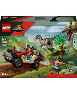 LEGO® Jurassic World Velociraptorius ja põgenemine maasturiga (76972)