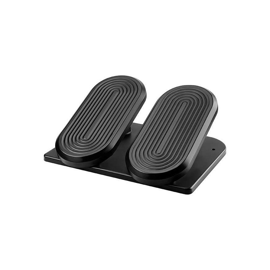 Ergonominen jalkatuki, fitness-steppari, musta, teräs, 20 kg nostokyky, Powerton, rakenteellinen pinta – 2
