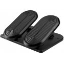 Kandja Ergonomiline jalgade alus, fitnessi stepp, must, teras, 20 kg kandevõime, Powerton, struktuurne pind Kandja Ergonomiline jalgade alus, fitnessi stepp, must, teras, 20 kg kandevõime, Powerton, struktuurne pind