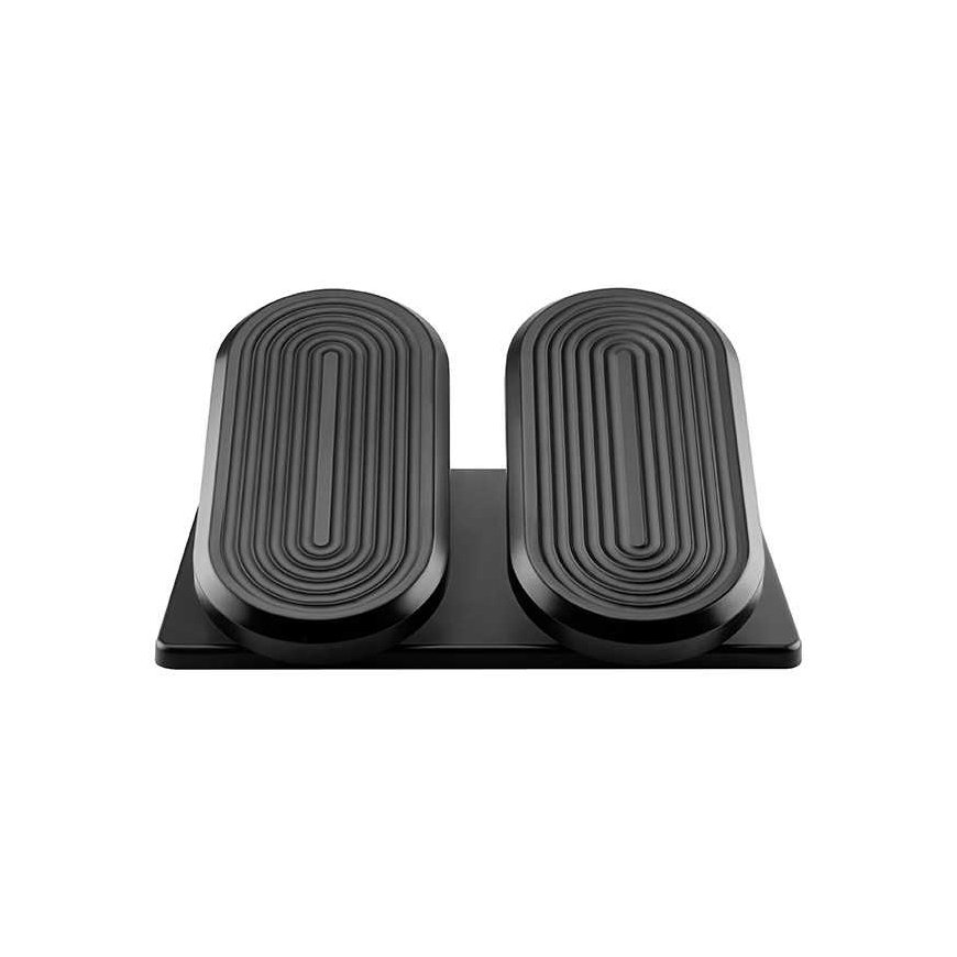 Kandja Ergonomiline jalgade alus, fitnessi stepp, must, teras, 20 kg kandevõime, Powerton, struktuurne pind – 4
