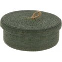 KOOPMAN Decorative storage baskets, jute lid, 3 pcs KOOPMAN Decorative storage baskets, jute lid, 3 pcs