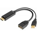 PremiumCord AV adapter HDMI – DisplayPort + USB-A must PremiumCord AV adapter HDMI – DisplayPort + USB-A must