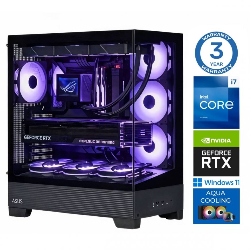 INTOP AQUA i7-14700F 64GB DDR5 1TB SSD M.2 NVME+2TB RTX5070 12GB WIN11Pro