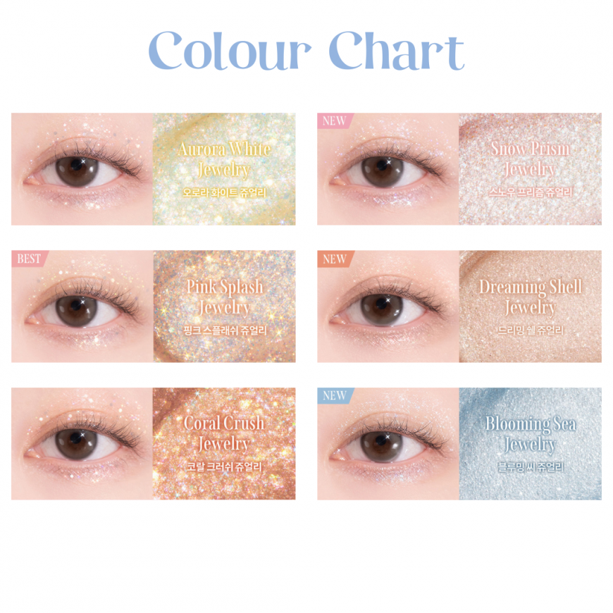 Piim Touch FAIRY JEWEL silma sära 03-Koralli Purustus 7 g