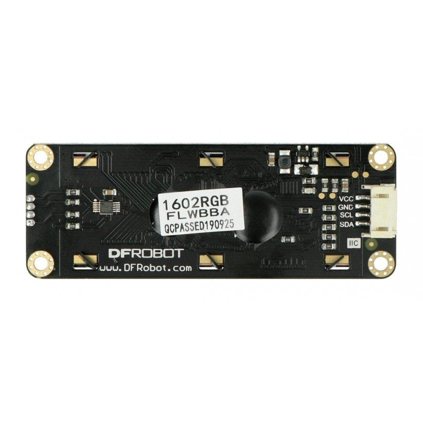 DFRobot Gravity 2x16 I2C LCD screen with RGB backlight, designed for Arduino – 2
