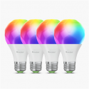 „Nanoleaf Essentials Smart A60“ spuldze „Matter WiFi“ 900 lm, 2700–6500 K, 4 gab. iepakojums | E27 | 9 W | RGBCW „Nanoleaf Essentials Smart A60“ spuldze „Matter WiFi“ 900 lm, 2700–6500 K, 4 gab. iepakojums | E27 | 9 W | RGBCW