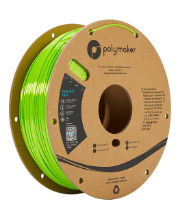 Polymaker PolyLite PLA - 1kg - 1.75mm - Silk Lime