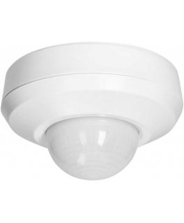 Orno 360 asteen liiketunnistin ja läsnäolotunnistin, IP44, 2000W, lisäkiinnitysalusta, 3 anturia, valkoinen