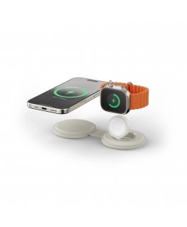 Satechi OntheGo 2-in-1 Kõrvaklapp, Nutitelefon, Nutikell Valge USB Traadita laadimine Kiirlaadimine Hoonesisene