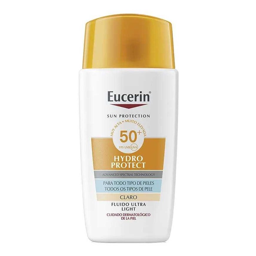 Eucerin Saulės Veido Hidro Apsaugos Skystis SPF50+ Lengvas