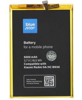 BlueStar "Blue Star Blue STAR" battery for "XIAOMI REDMI 9A / 9C / POCO M2 Pro" (BN56) 5000 mAh