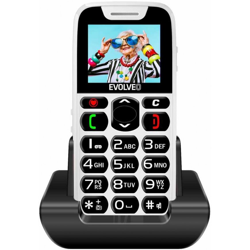 EVOLVEO EasyPhone baltas – 3