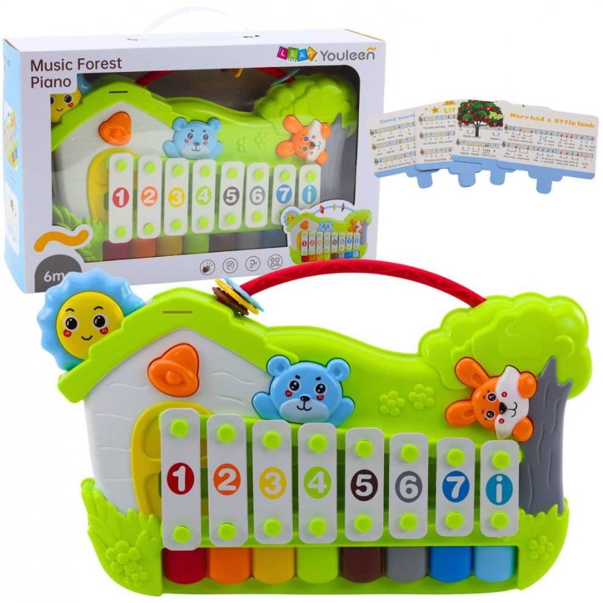 Музыкальный лесной пианино Lean Toys 5 шт.
