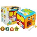 Lean Toys Interaktīvais spēļu kubs ar āmuru, gaismas un skaņas efektiem Lean Toys Interaktīvais spēļu kubs ar āmuru, gaismas un skaņas efektiem