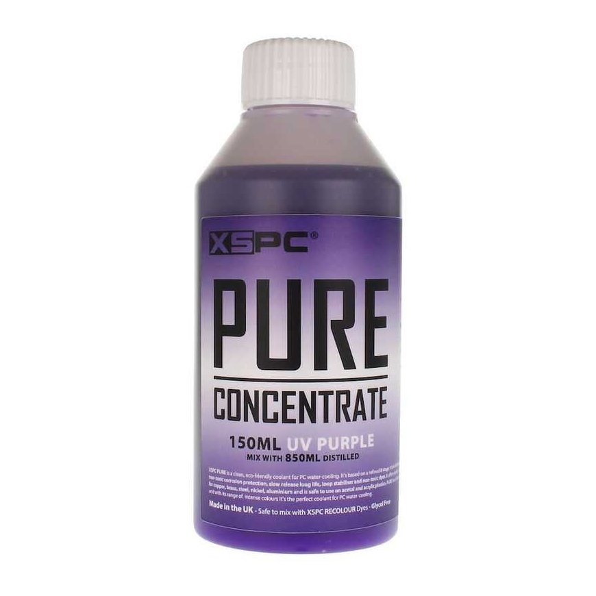 XSPC Pure dzesēšanas šķidruma koncentrāts, 150 ml - rozā, UV