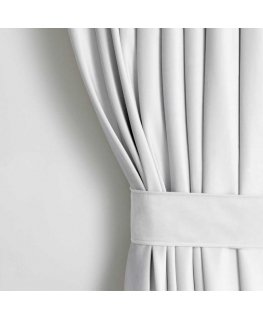 Curtains VELVET color white style classic stripe material type - textile velvet 140x270 AmeliaHome