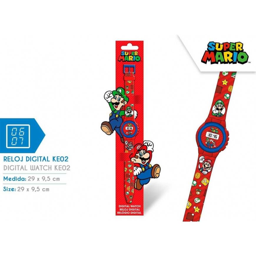 Nintendo „Super Mario“ digitaalinen kello