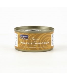 FISH4CATS Tonnikalafileet juustolla - märkä kissanruoka - 70g
