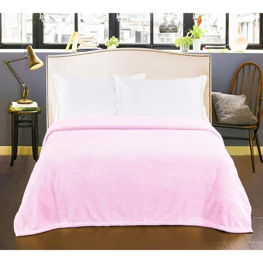 Pledas DecoKing Henry, vaaleanpunainen, 150 cm x 200 cm – 3