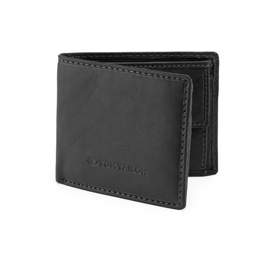Tom Tailor vīriešu ādas maks 14200 60 Melns