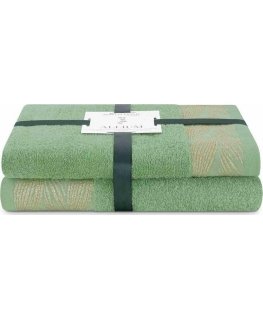 AmeliaHome Pyyhkeiden setti, 100% puuvillaa, 70x130 cm (1 kpl), 50x90 cm (1 kpl)