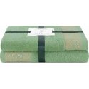 AmeliaHome Towel Set, 100% cotton, 70x130 cm (1 pc), 50x90 cm (1 pc)