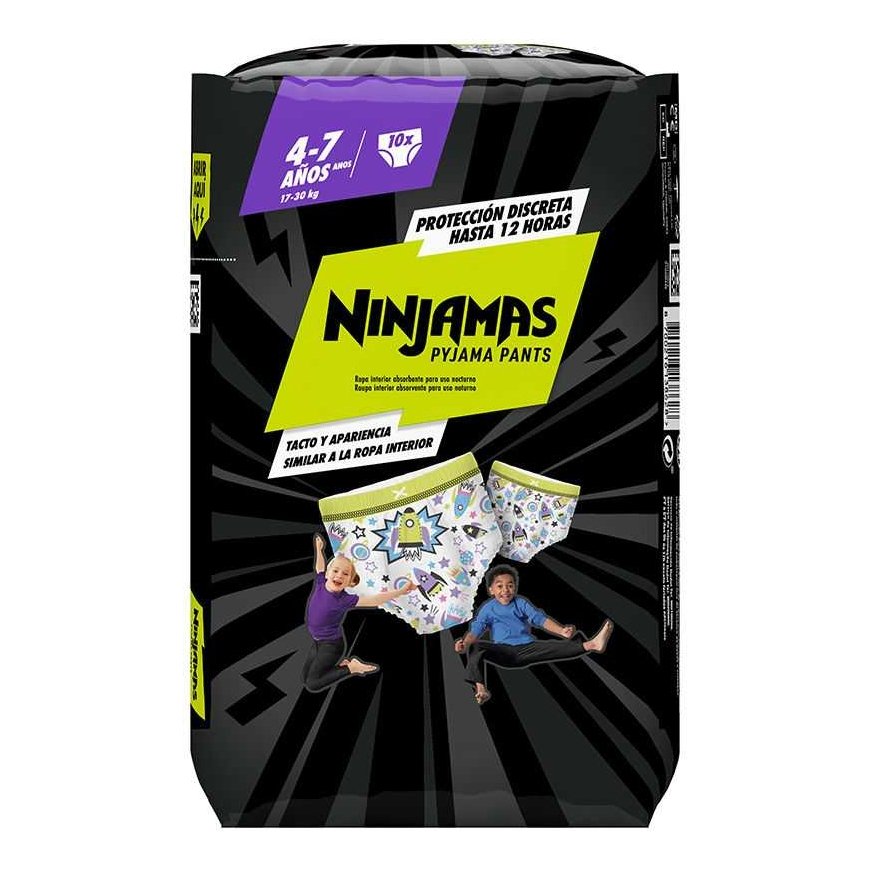 DODOT NINJAMAS PÜKSID 4-7 aastat 17-30 kg 10 tk
