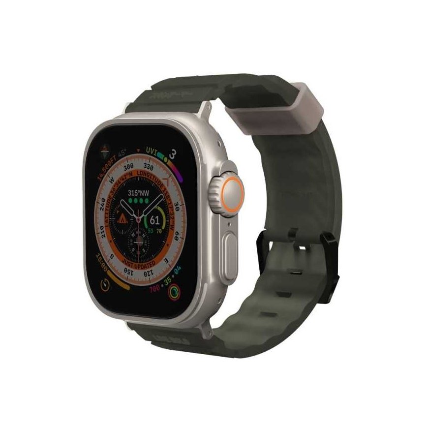 Skinarma apyrankė Shokku Apple Watch 49/45/44mm alyvų spalvos