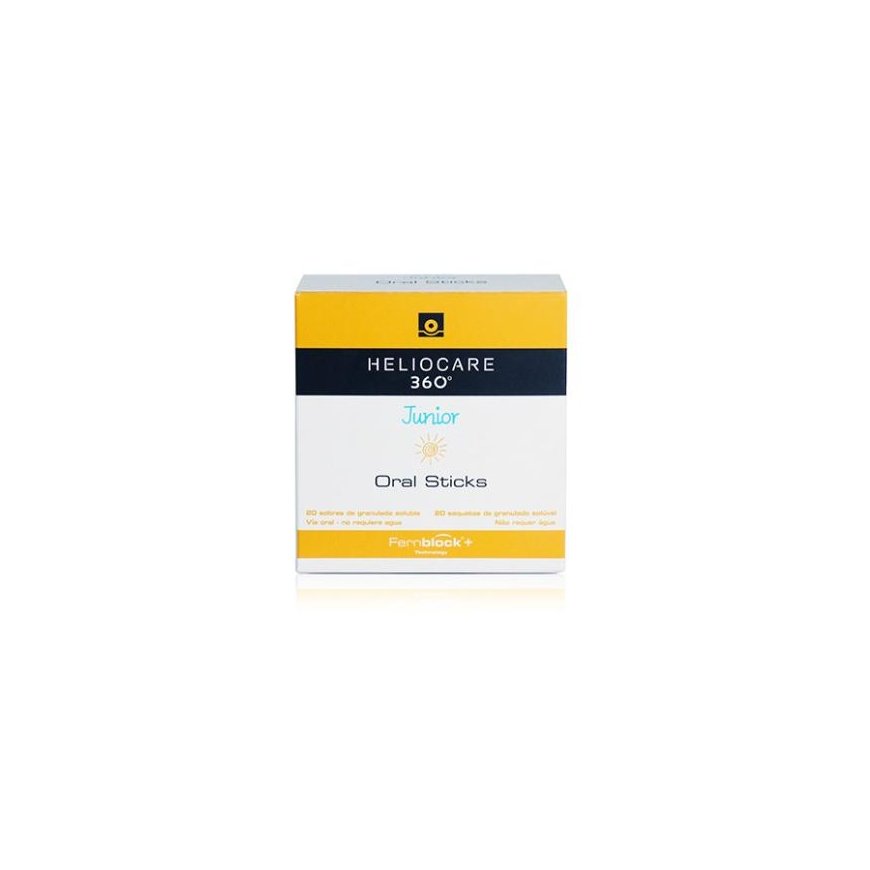 Heliocare 360º Junior Oral Sticks 20 vnt