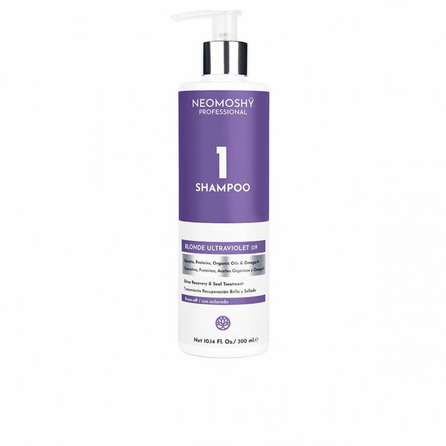 Color Neutralizing Shampoo Neomoshy Designed for Light Hair Ultraviolet Ω9 (300 ml)