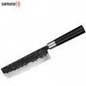 Samura BLACKSMITH Universal Kitchen knife Nakiri 6.6"/168mm from AUS 10 Hammered steel 58 HRC Samura BLACKSMITH Universal Kitchen knife Nakiri 6.6"/168mm from AUS 10 Hammered steel 58 HRC