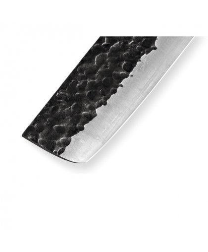 Samura BLACKSMITH Universal Kitchen knife Nakiri 6.6"/168mm from AUS 10 Hammered steel 58 HRC – 4