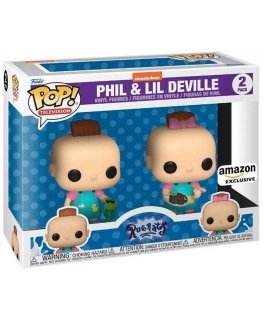 Funko POP pakuotė 2 figūrėlės Rugrats Phil & Lil Išskirtinė