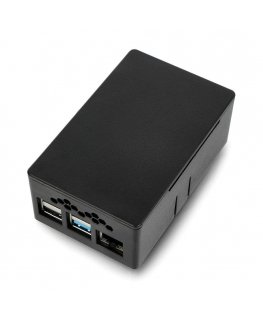 Dėklas HighPi Pro skirtas Raspberry Pi 4B ir HiFiBerry - universalus juodas