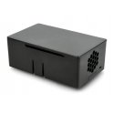 Dēklis HighPi Pro paredzēts Raspberry Pi 4B un HiFiBerry - universāls melns Dēklis HighPi Pro paredzēts Raspberry Pi 4B un HiFiBerry - universāls melns