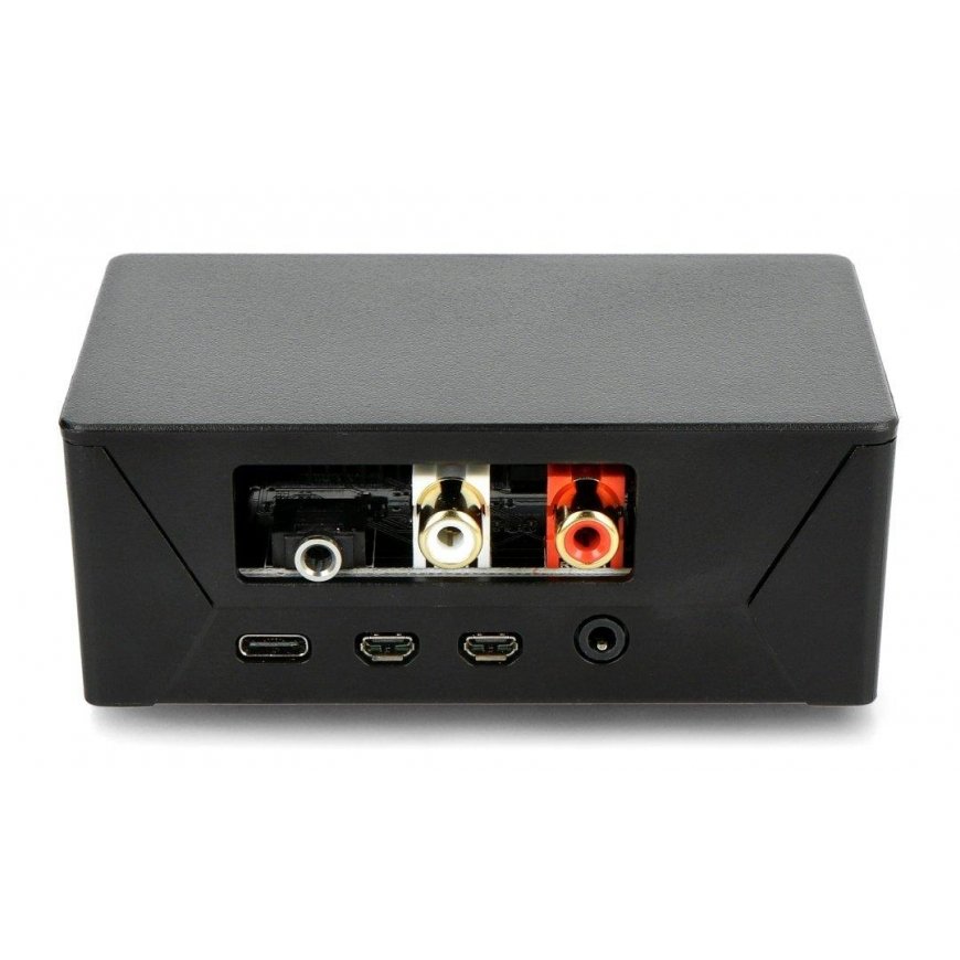 Dėklas HighPi Pro on mõeldud Raspberry Pi 4B ja HiFiBerry jaoks - universaalne must – 4