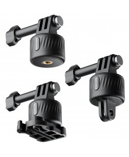 Neewer GP-21 Magnetic Quick Release Tripod Mount Adapter is Set Compatible with GoPro Hero