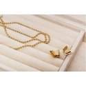 Trolley Plated butterfly earring Metal butterfly KES-048-GOLD Trolley Plated butterfly earring Metal butterfly KES-048-GOLD