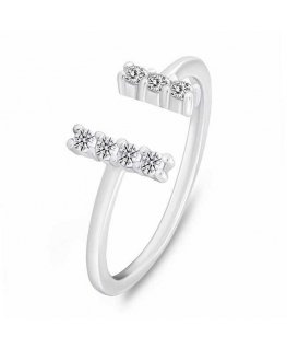 Brilio Silver Brilio Silver Charming silver ring with zirconias RI113W