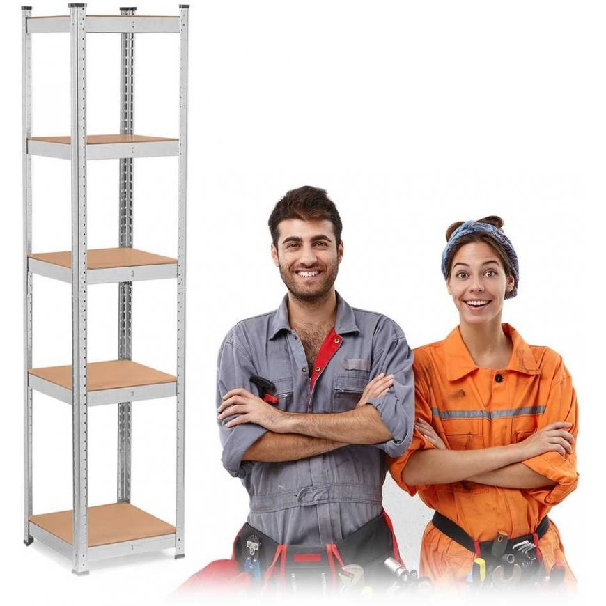 Metal storage shelf 180 x 40 x 40 Humberg 4819 – 2