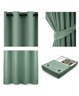 AmeliaHome KARD/AH/BLACKOUT/REISED/MINT/140X175/1TK