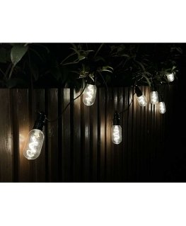 Saska Garden PARTY LIGHT OUTDOOR GARLAND 12 SPIRAL 12LED BULBS 6.3M 230V