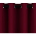 Yöverho renkailla AmeliaHome BLACKOUT 140X245 cm, 1 kpl, väri: bordoo (viini)